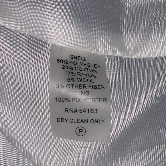 Calvin Klein Tweed Gold Tone Lameé Suit Jacket/Blazer 🥳🛍Host Pick🥳🛍 - Picture 14 of 15